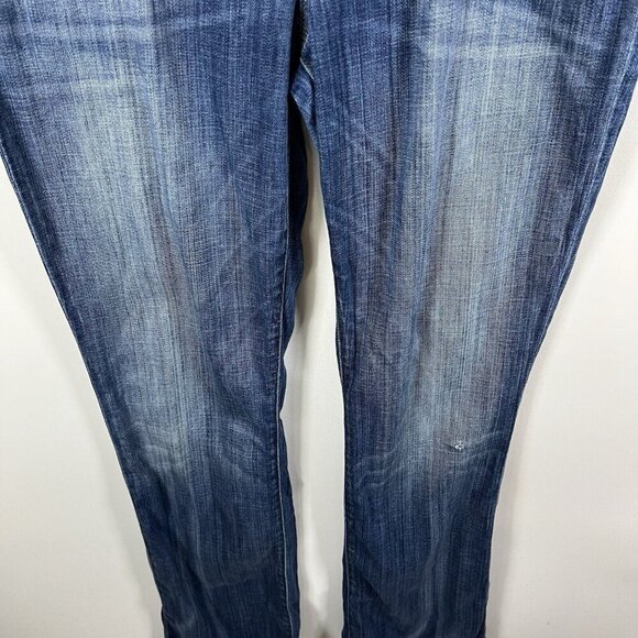 Joes Jeans Rocker Skinny Flare‎ Womens 31x36 Blue Western Rocker Cowgirl Y2K - Picture 5 of 11